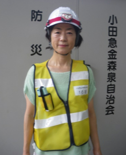 班長さんの服装(前側)