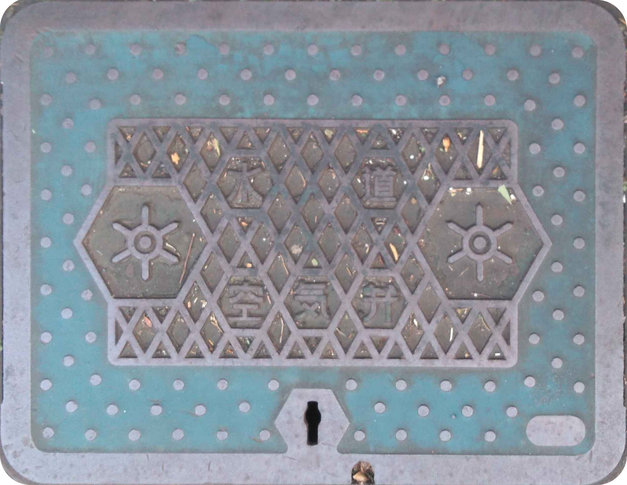 空気弁（四角い蓋）の例